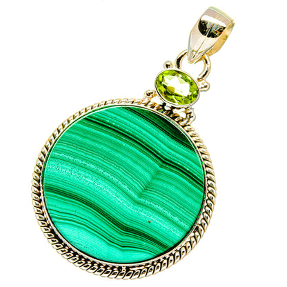 Malachite Pendants handcrafted by Ana Silver Co - PD4630