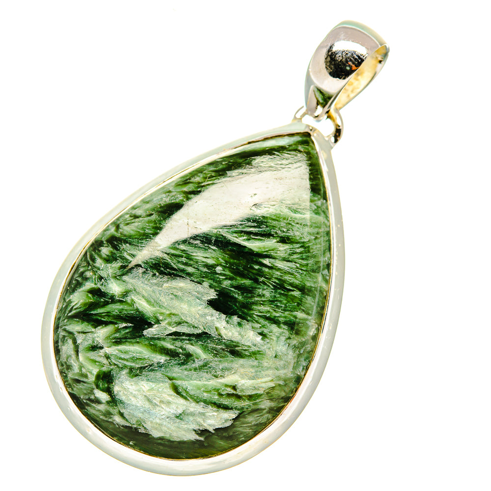 Seraphinite Pendants handcrafted by Ana Silver Co - PD4632