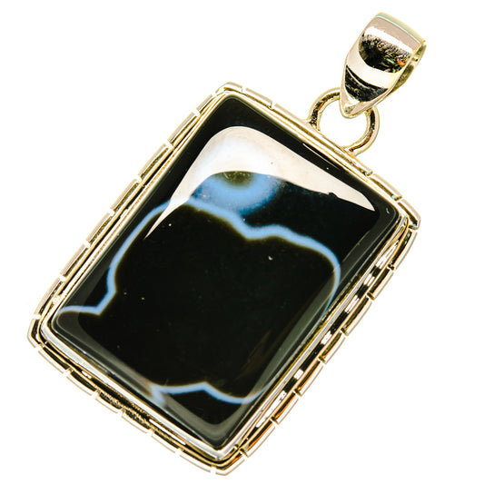 India Agate Pendants handcrafted by Ana Silver Co - PD4637