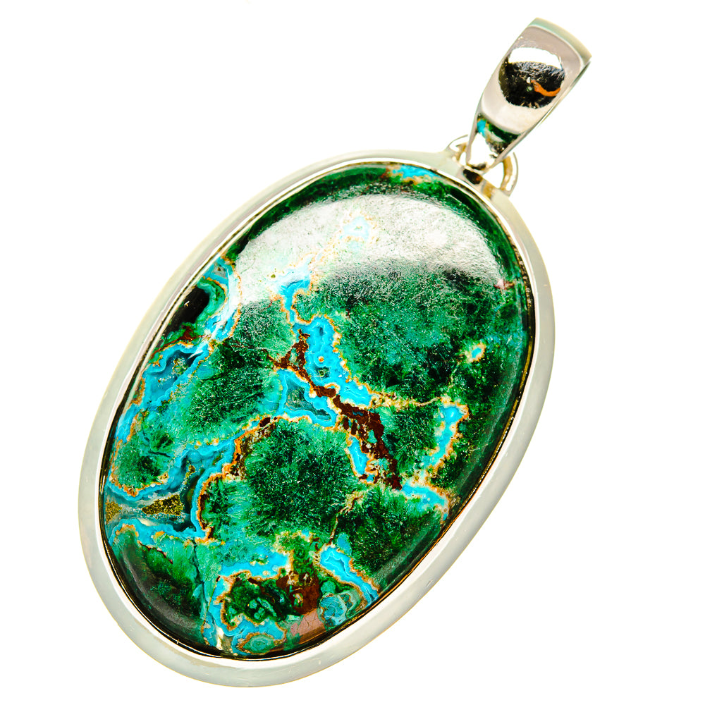 Chrysocolla Pendants handcrafted by Ana Silver Co - PD4641