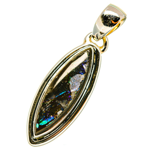 Ammolite Pendants handcrafted by Ana Silver Co - PD4645
