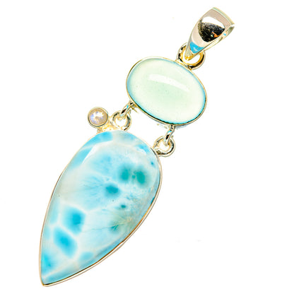 Larimar Pendants handcrafted by Ana Silver Co - PD4658