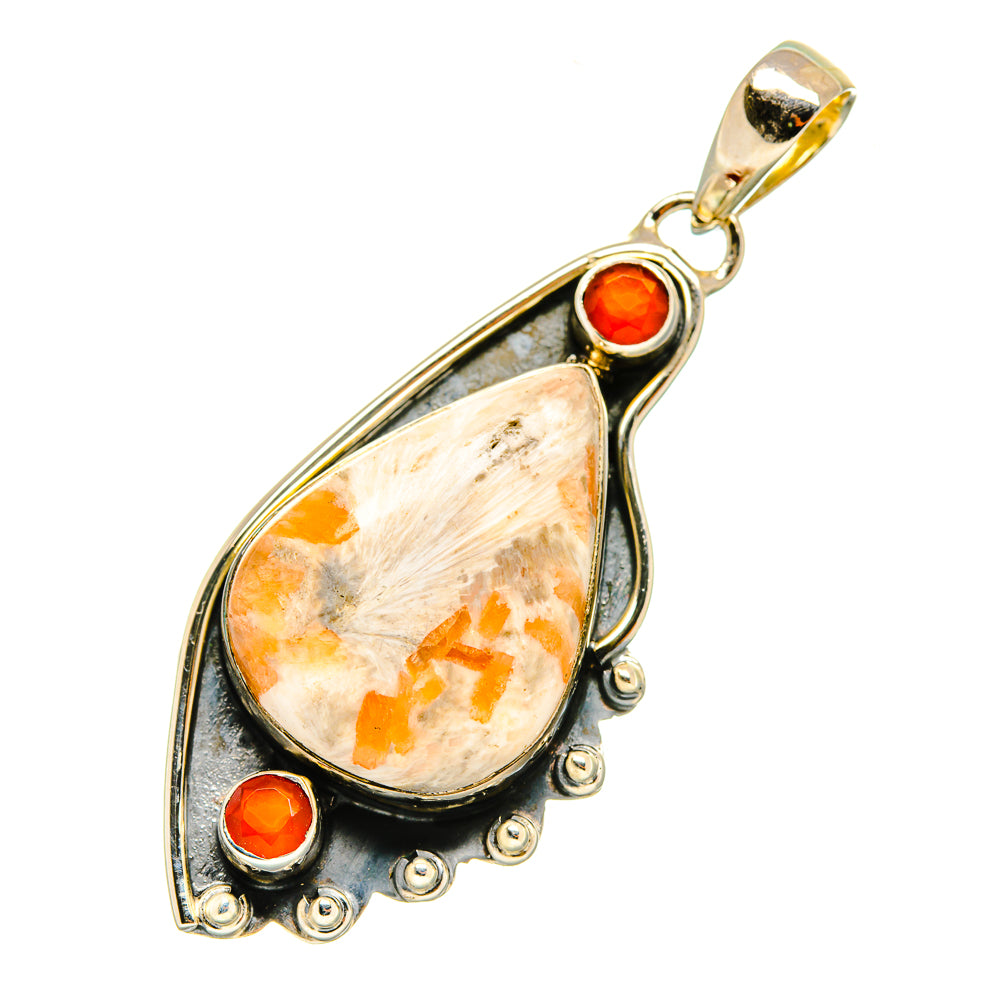 Scolecite Pendants handcrafted by Ana Silver Co - PD4666