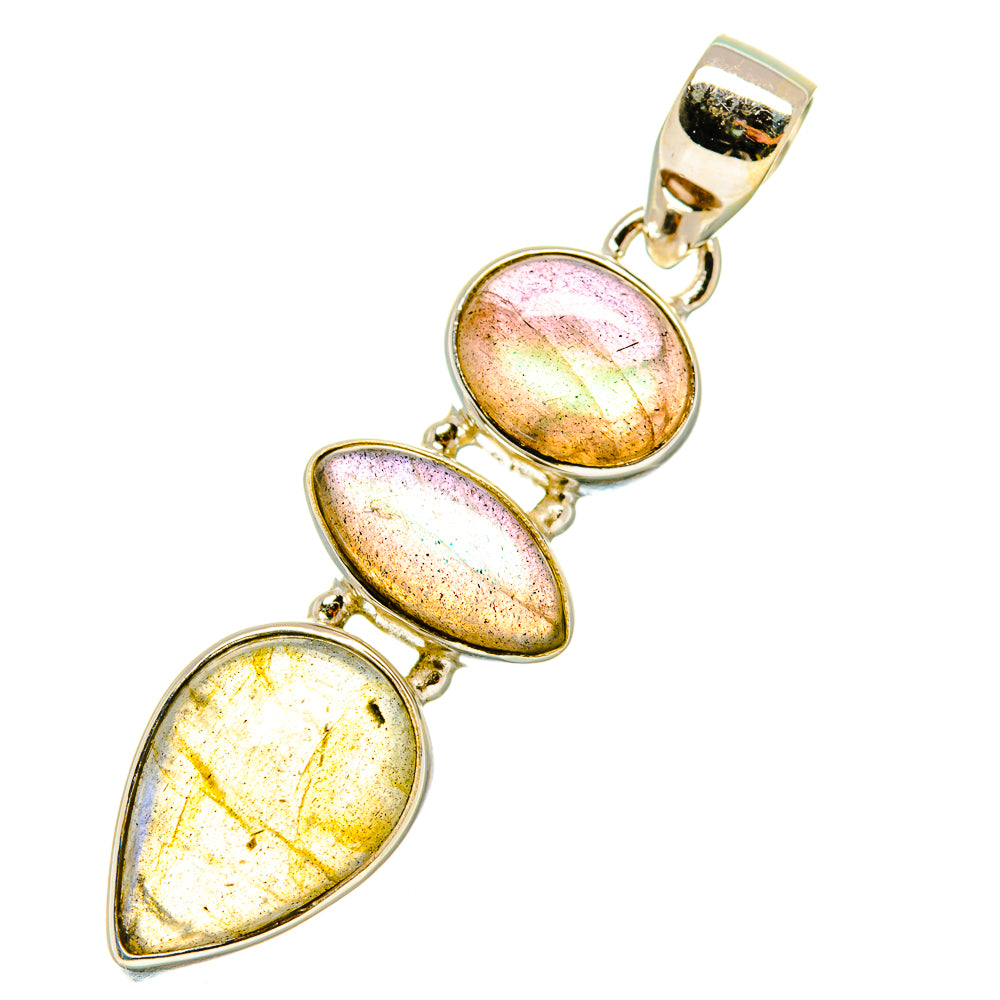 Labradorite Pendants handcrafted by Ana Silver Co - PD4674