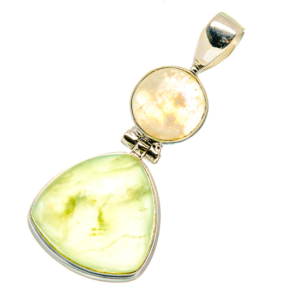Prehnite Pendants handcrafted by Ana Silver Co - PD4678