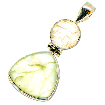 Prehnite Pendants handcrafted by Ana Silver Co - PD4680