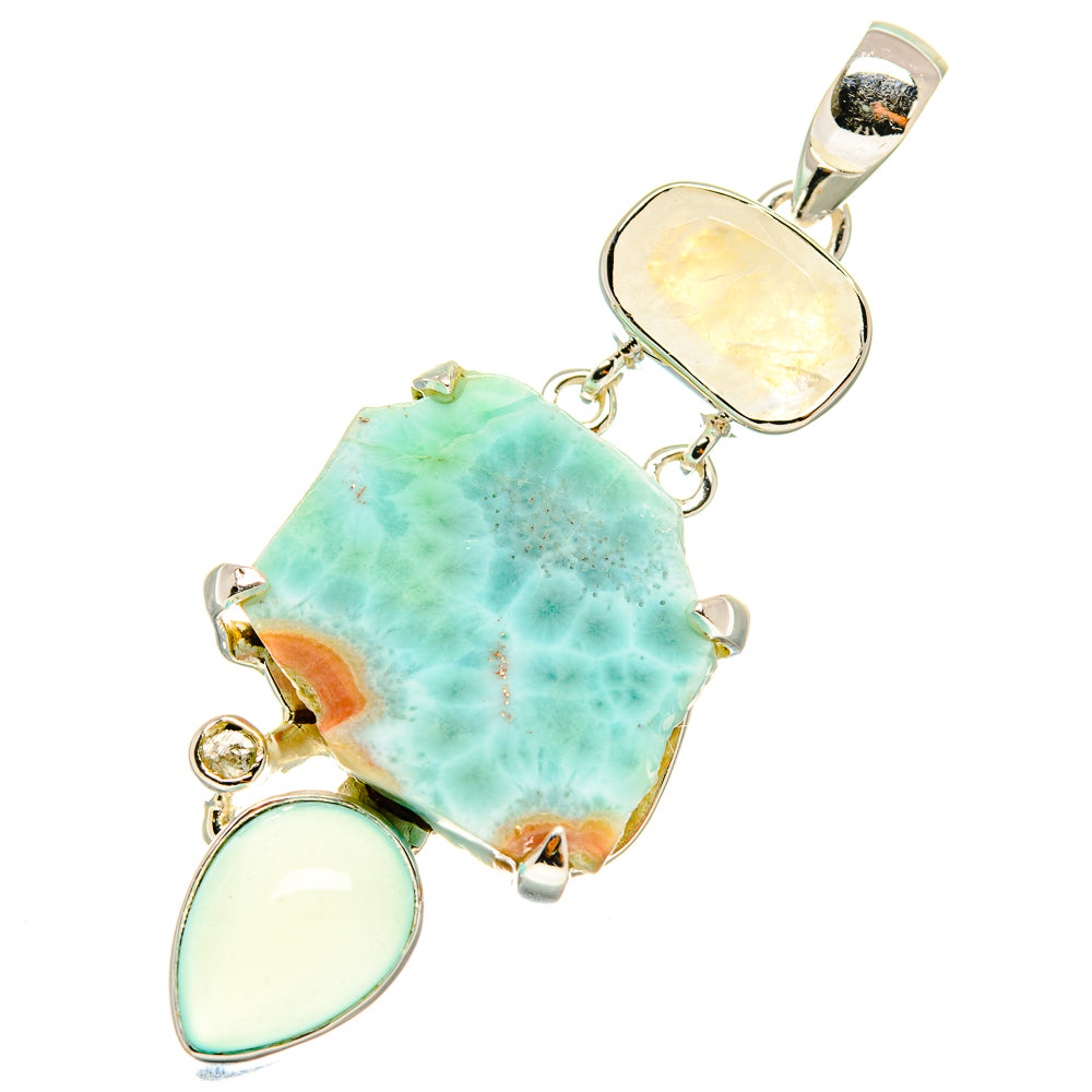 Larimar Pendants handcrafted by Ana Silver Co - PD4683