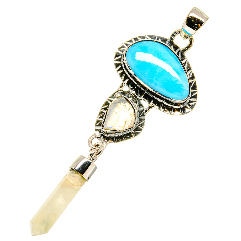 Larimar Pendants handcrafted by Ana Silver Co - PD4685