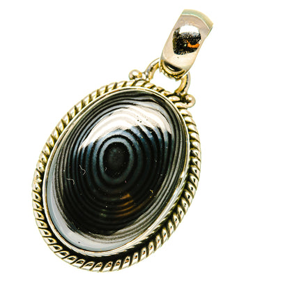 Psilomelane Pendants handcrafted by Ana Silver Co - PD4698