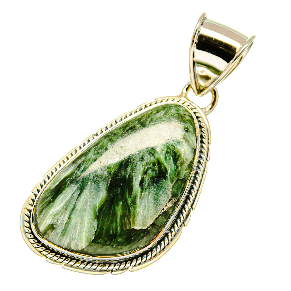 Seraphinite Pendants handcrafted by Ana Silver Co - PD4699