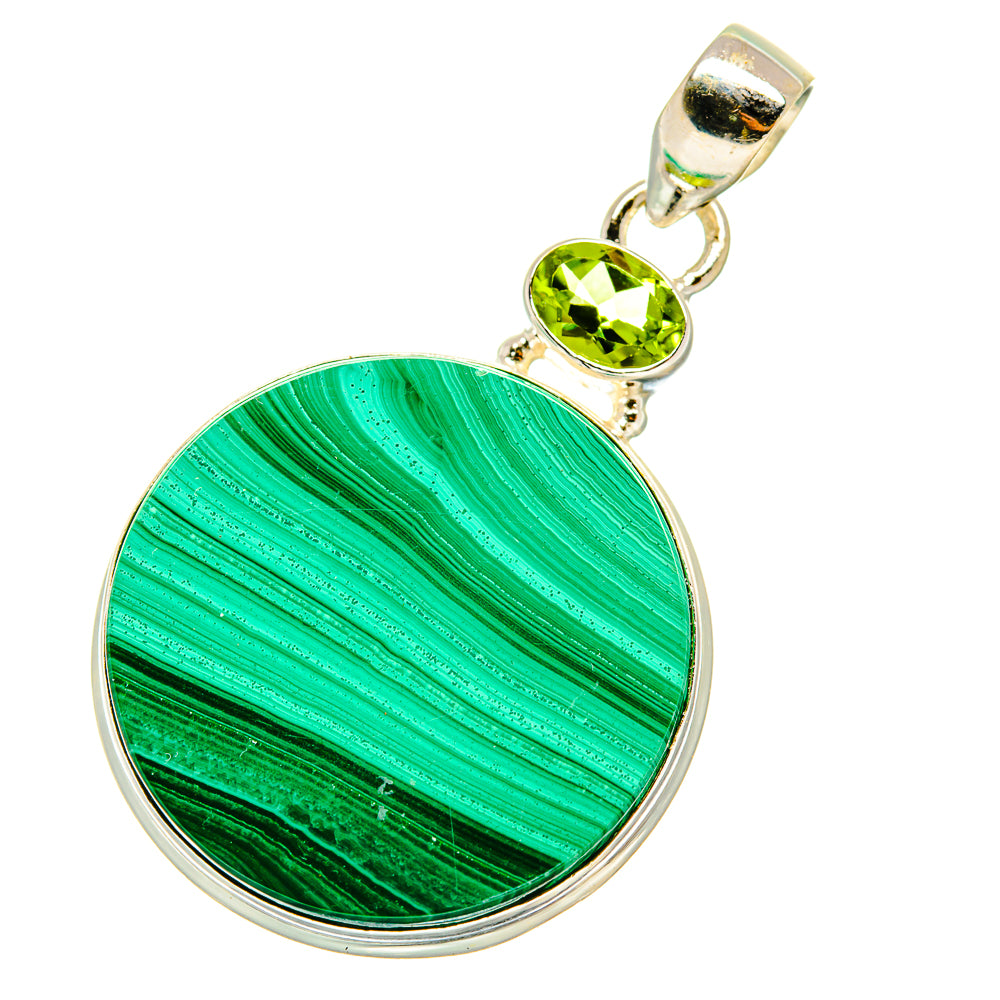Malachite Pendants handcrafted by Ana Silver Co - PD4705