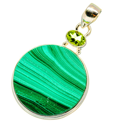 Malachite Pendants handcrafted by Ana Silver Co - PD4705
