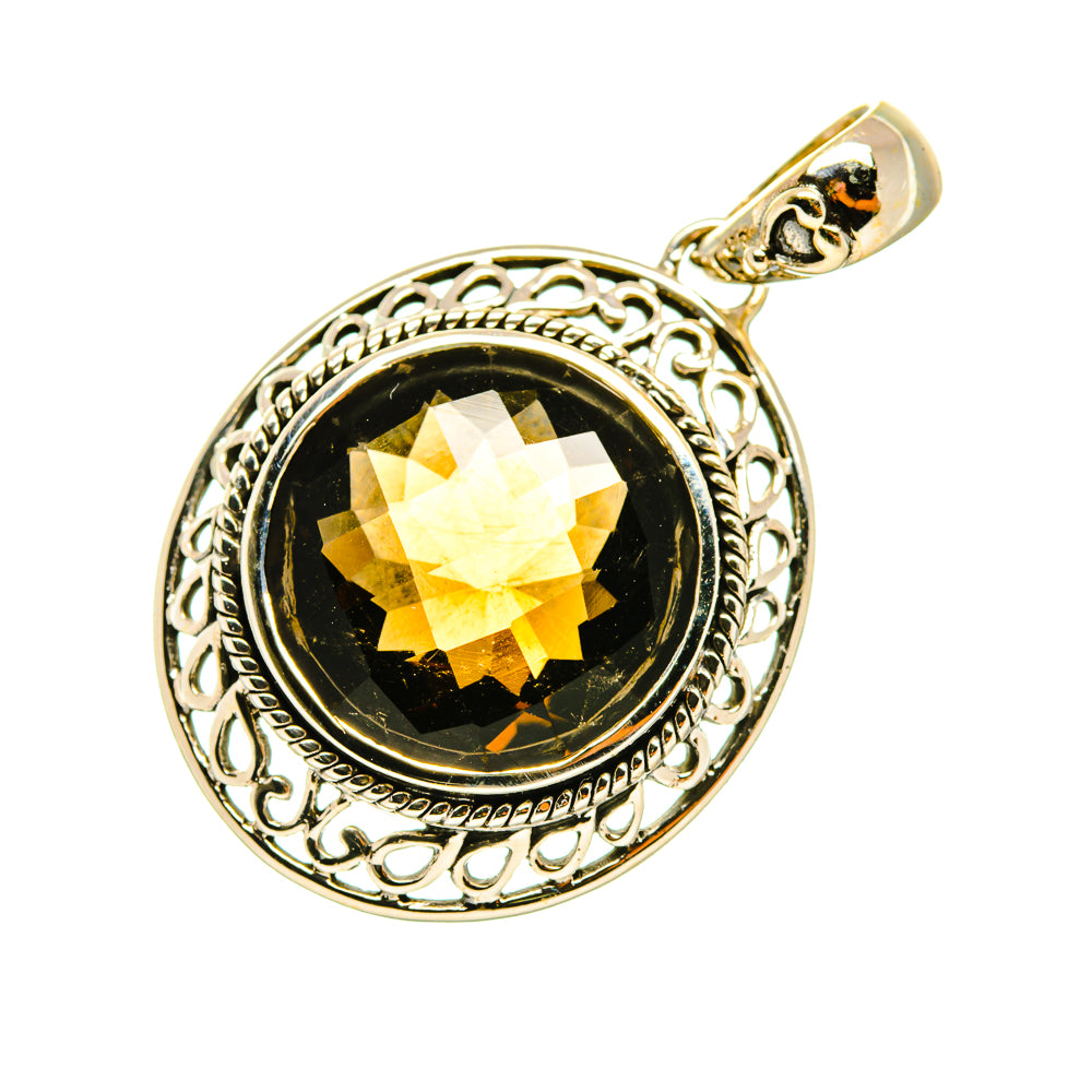 Smoky Quartz Pendants handcrafted by Ana Silver Co - PD4714