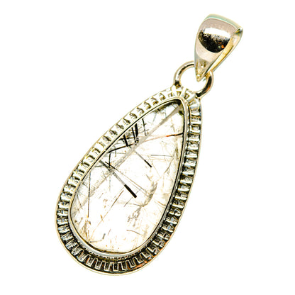 Tourmalinated Quartz Pendants handcrafted by Ana Silver Co - PD4727