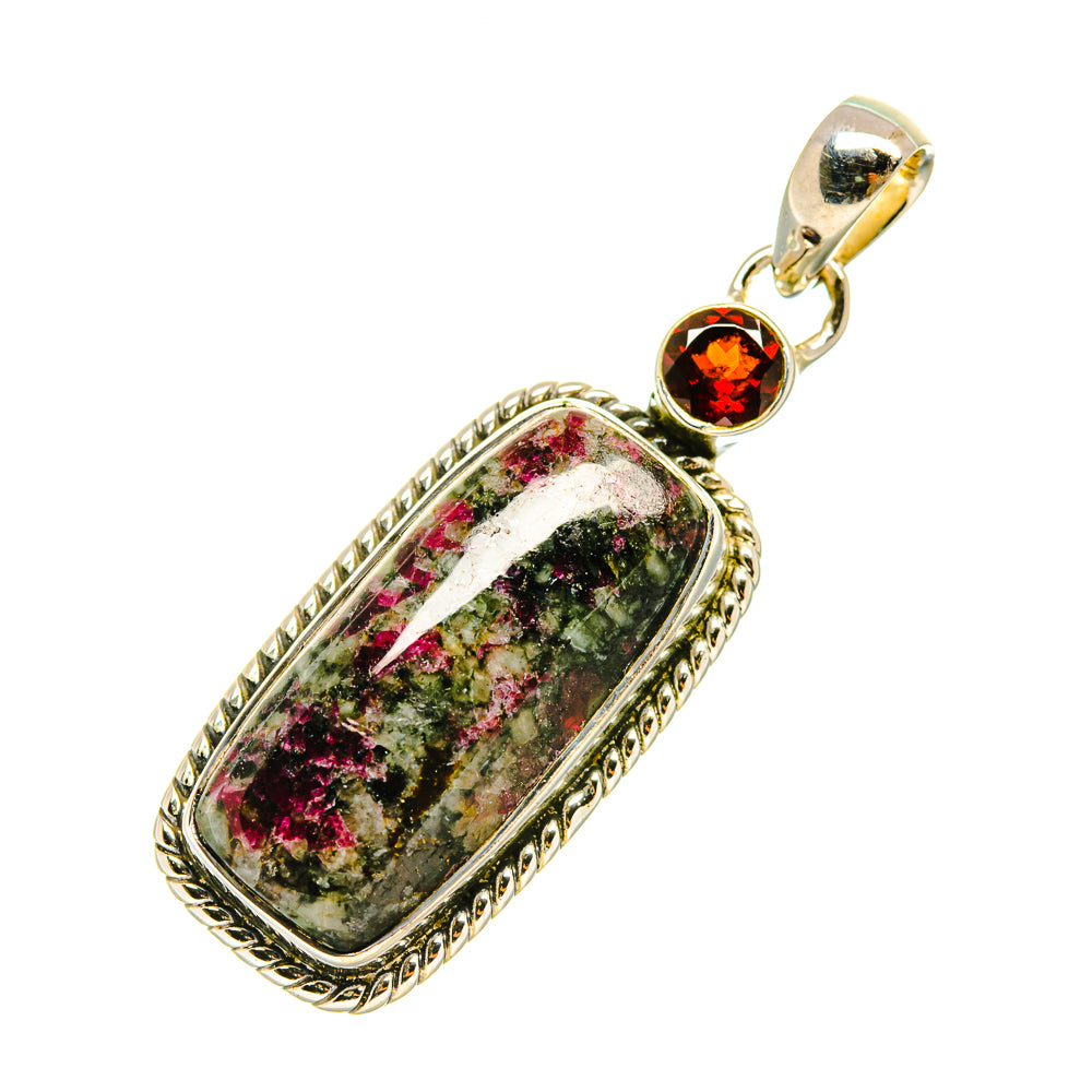 Russian Eudialyte Pendants handcrafted by Ana Silver Co - PD4742