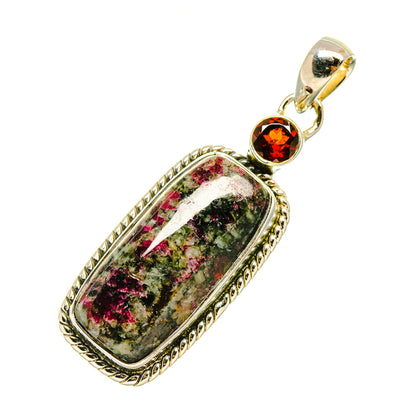 Russian Eudialyte Pendants handcrafted by Ana Silver Co - PD4742