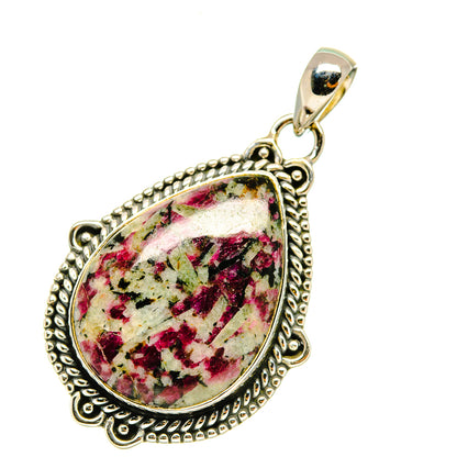 Russian Eudialyte Pendants handcrafted by Ana Silver Co - PD4745