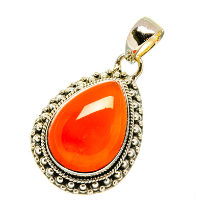 Carnelian Pendants handcrafted by Ana Silver Co - PD4757