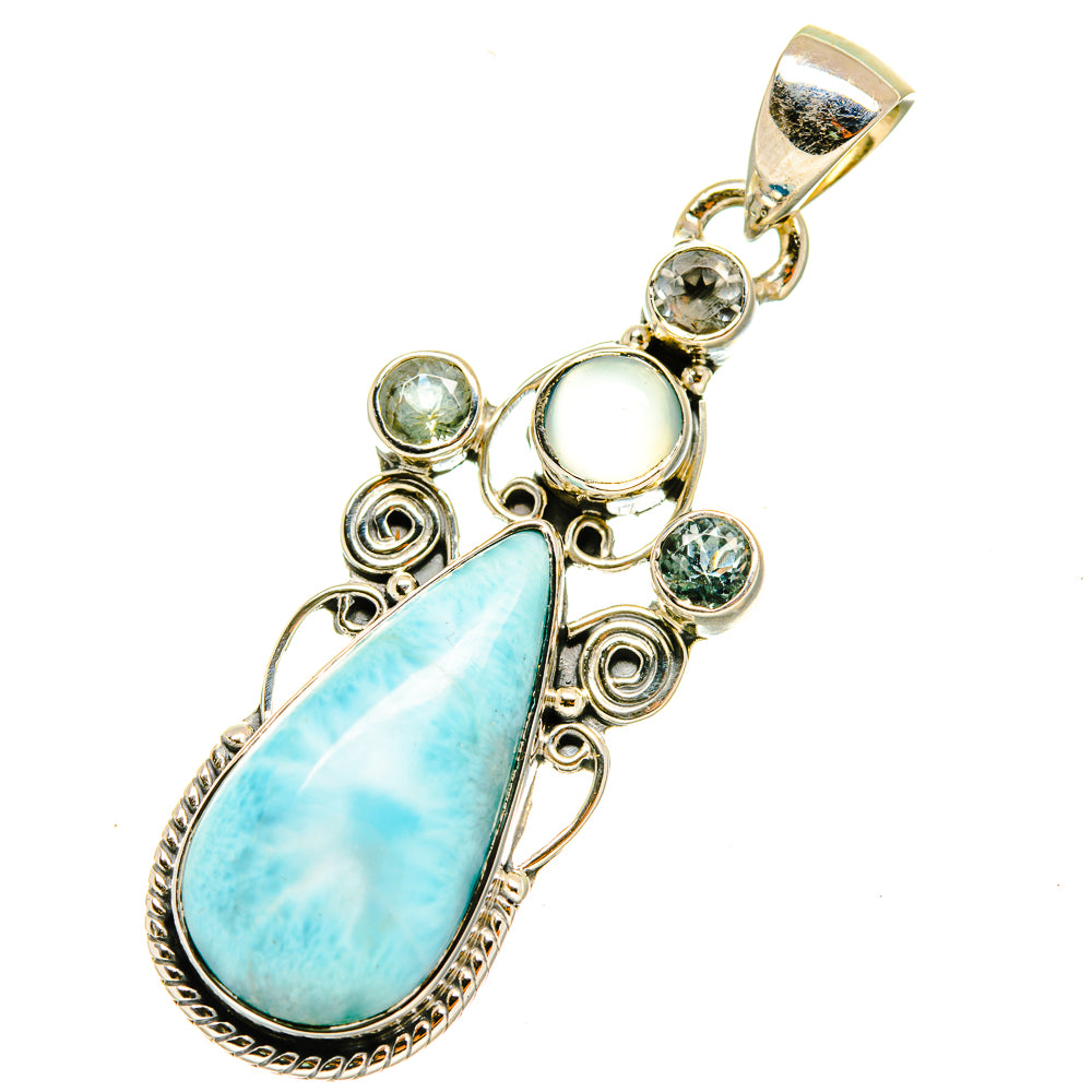 Larimar Pendants handcrafted by Ana Silver Co - PD4777