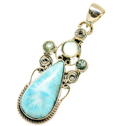 Larimar Pendants handcrafted by Ana Silver Co - PD4777
