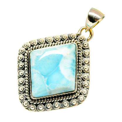 Larimar Pendants handcrafted by Ana Silver Co - PD4782