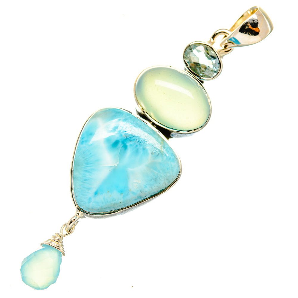 Larimar Pendants handcrafted by Ana Silver Co - PD4783