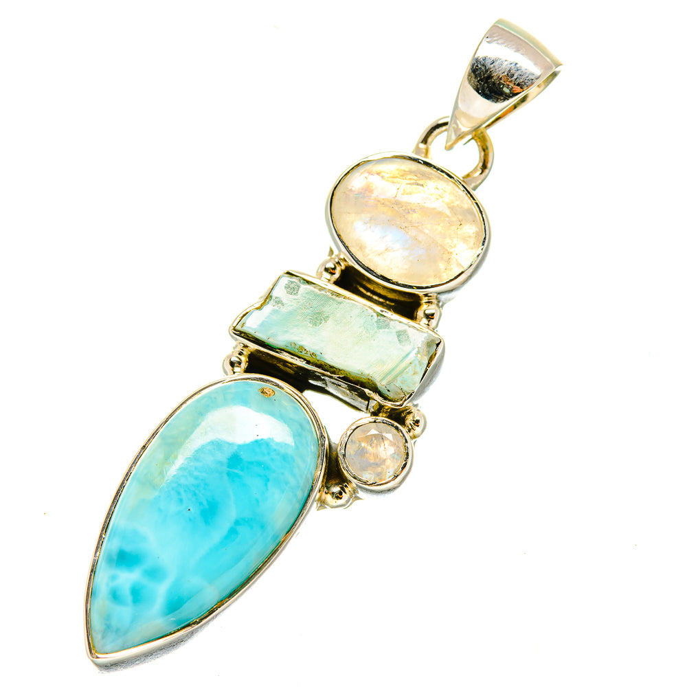 Larimar Pendants handcrafted by Ana Silver Co - PD4784