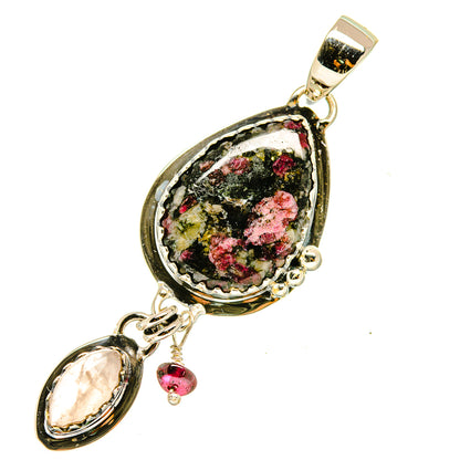 Russian Eudialyte Pendants handcrafted by Ana Silver Co - PD4801