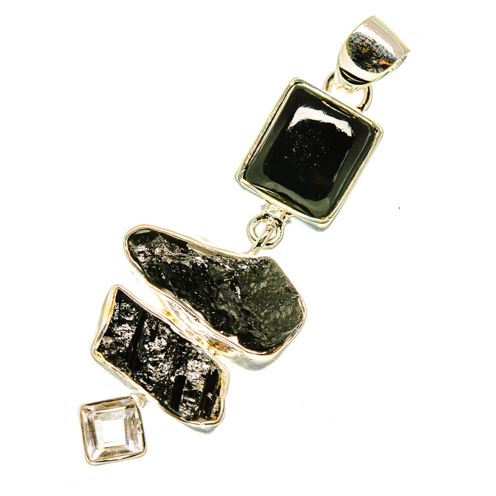 Black Onyx Pendants handcrafted by Ana Silver Co - PD4807