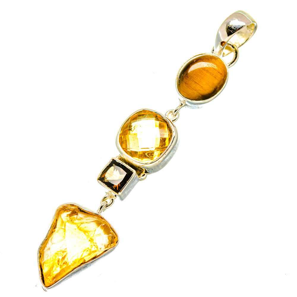 Citrine Pendants handcrafted by Ana Silver Co - PD4811