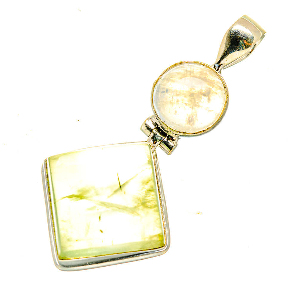 Prehnite Pendants handcrafted by Ana Silver Co - PD4817