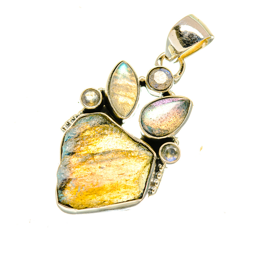 Labradorite Pendants handcrafted by Ana Silver Co - PD4827