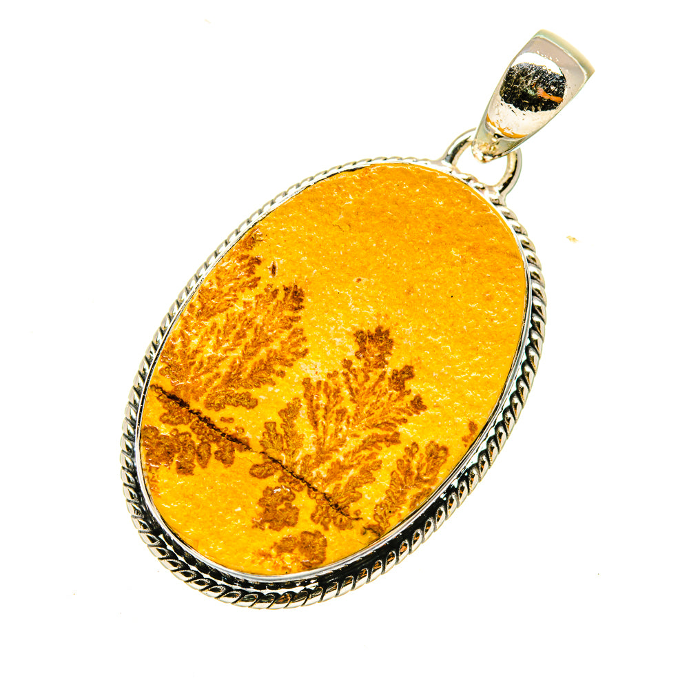 Germany Psilomelane Dendrite Pendants handcrafted by Ana Silver Co - PD4843