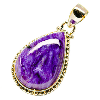 Charoite Pendants handcrafted by Ana Silver Co - PD4853