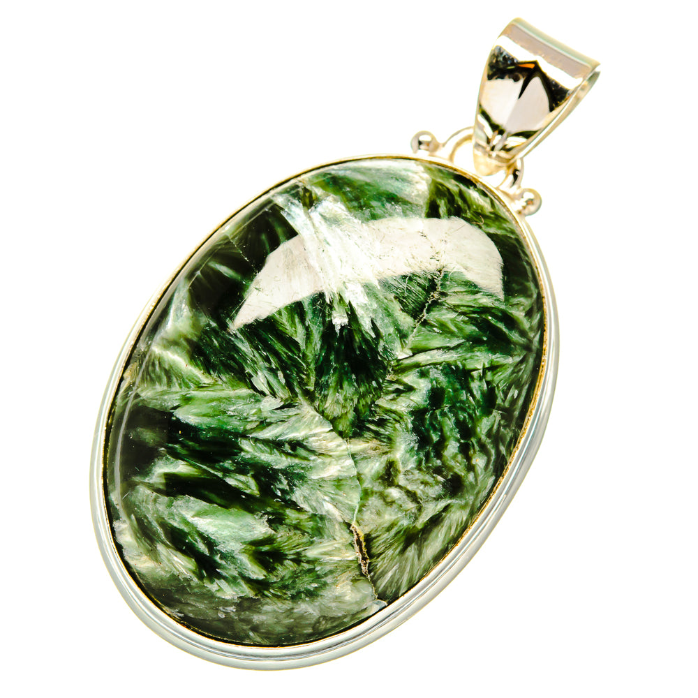 Seraphinite Pendants handcrafted by Ana Silver Co - PD4862