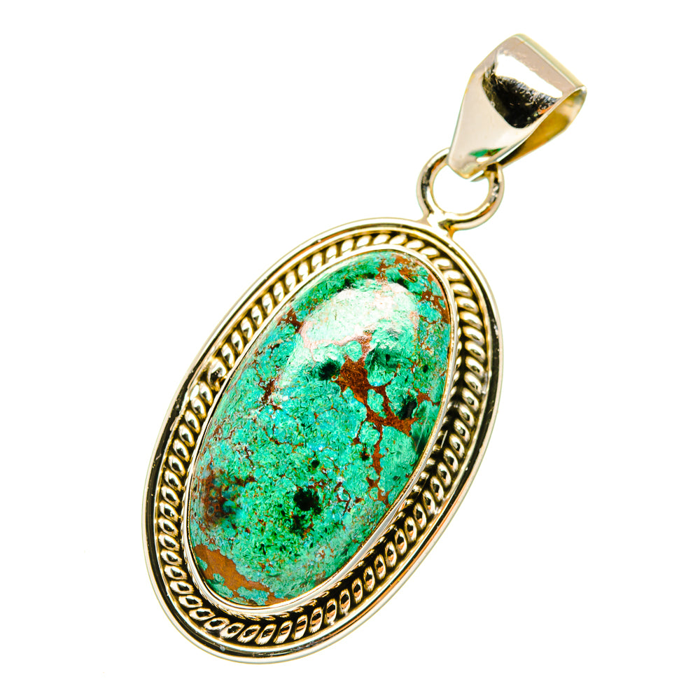 Tibetan Turquoise Pendants handcrafted by Ana Silver Co - PD4867