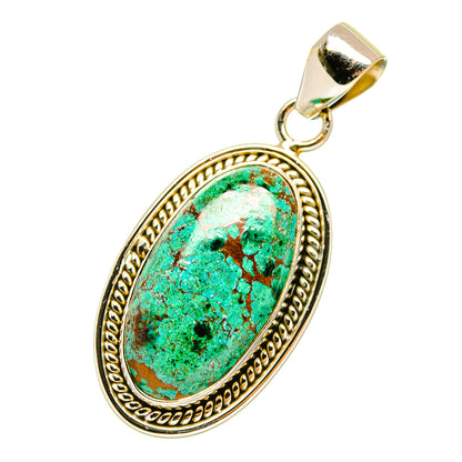 Tibetan Turquoise Pendants handcrafted by Ana Silver Co - PD4867