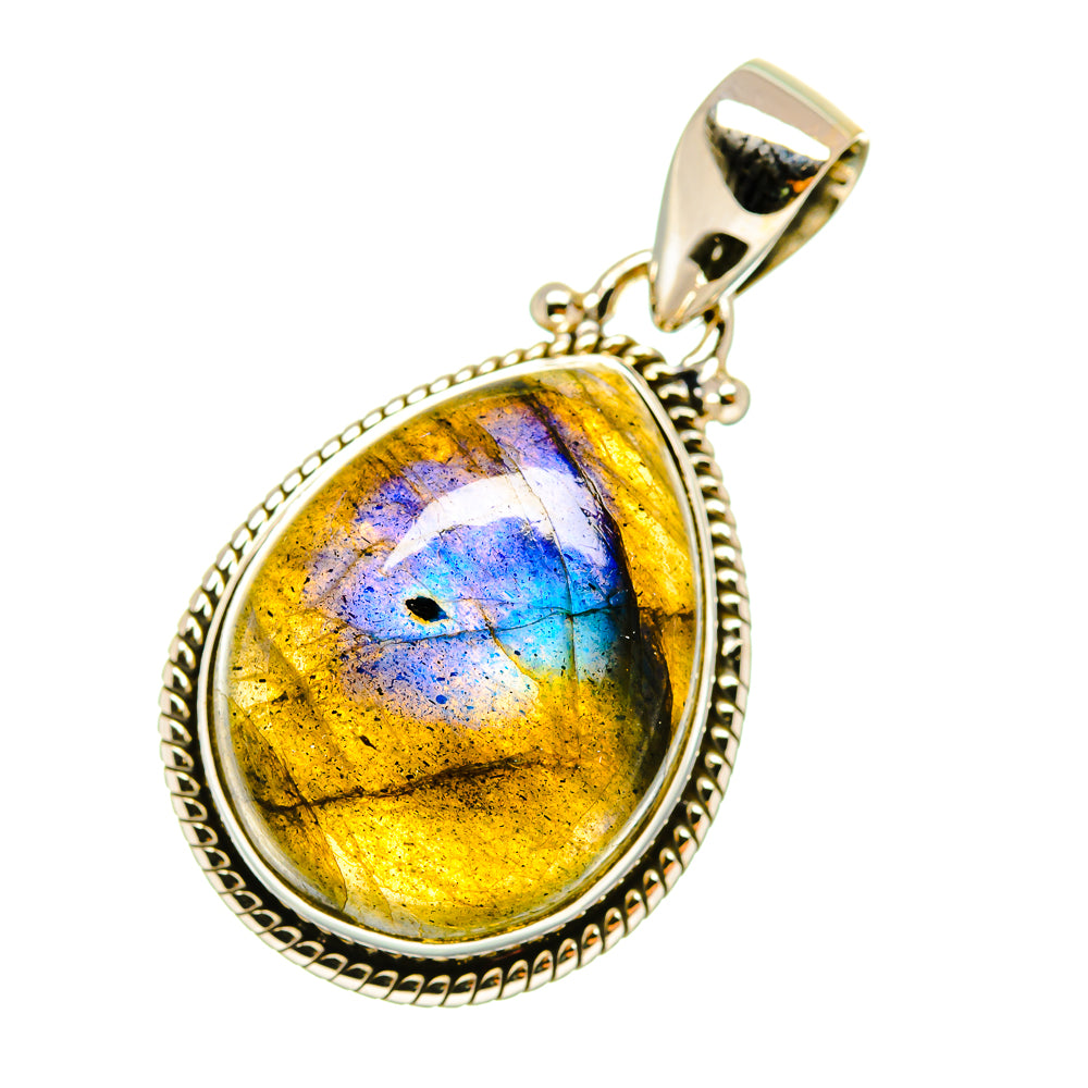 Labradorite Pendants handcrafted by Ana Silver Co - PD4897