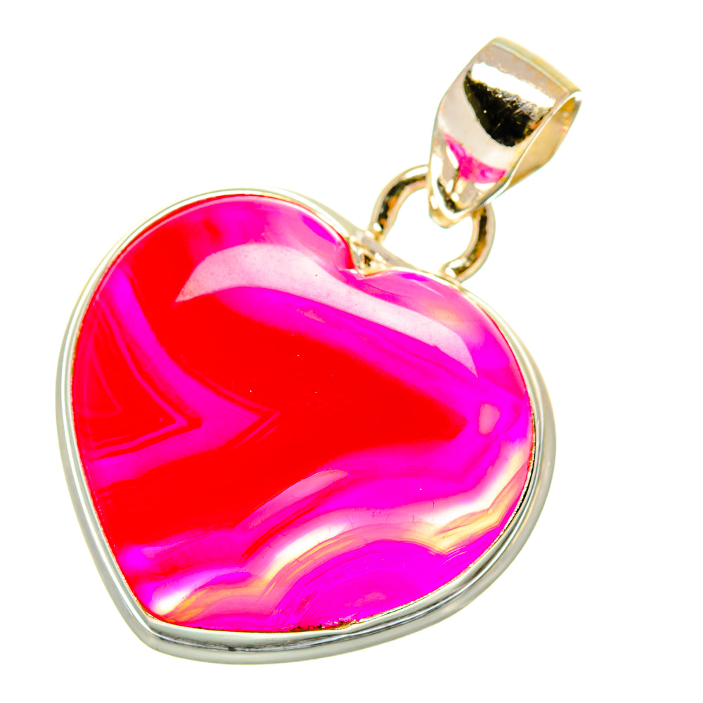 Pink Botswana Agate Pendants handcrafted by Ana Silver Co - PD4905