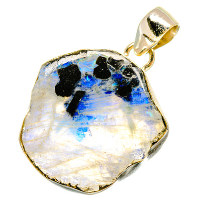 Rainbow Moonstone Pendants handcrafted by Ana Silver Co - PD4910