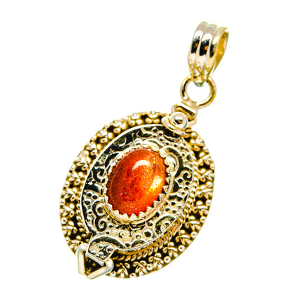 Sunstone Pendants handcrafted by Ana Silver Co - PD4913