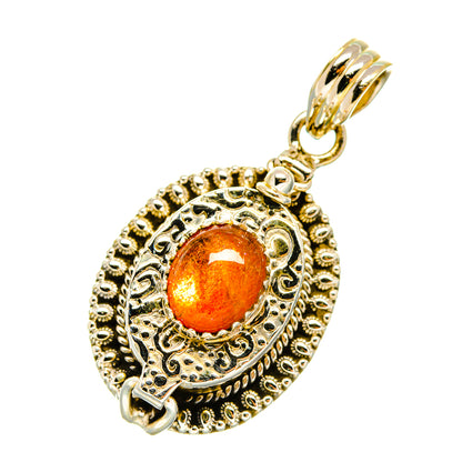 Sunstone Pendants handcrafted by Ana Silver Co - PD4918