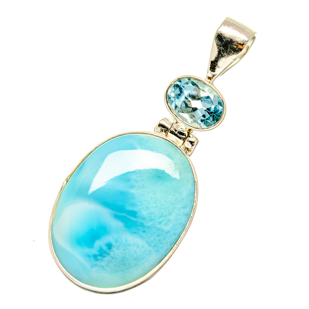Larimar Pendants handcrafted by Ana Silver Co - PD4926