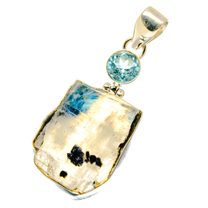 Rainbow Moonstone Pendants handcrafted by Ana Silver Co - PD4934