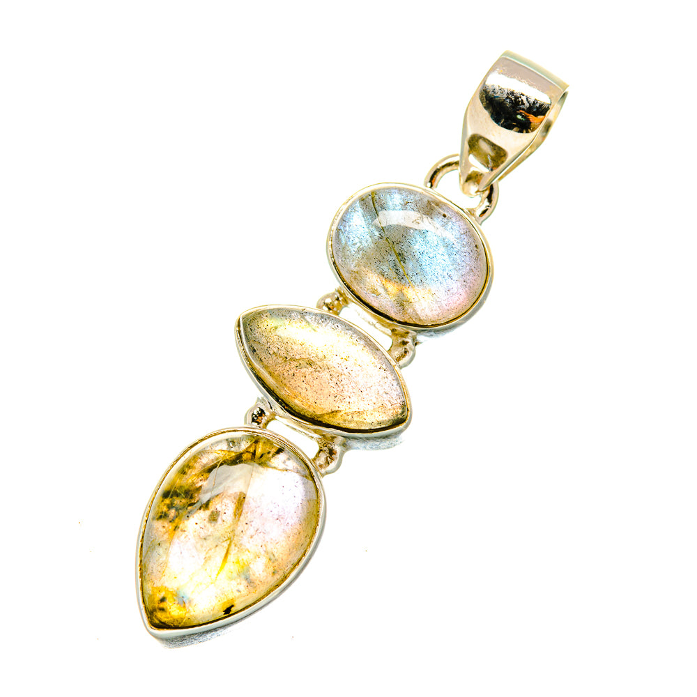 Labradorite Pendants handcrafted by Ana Silver Co - PD4940