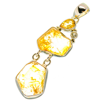 Citrine Pendants handcrafted by Ana Silver Co - PD4953