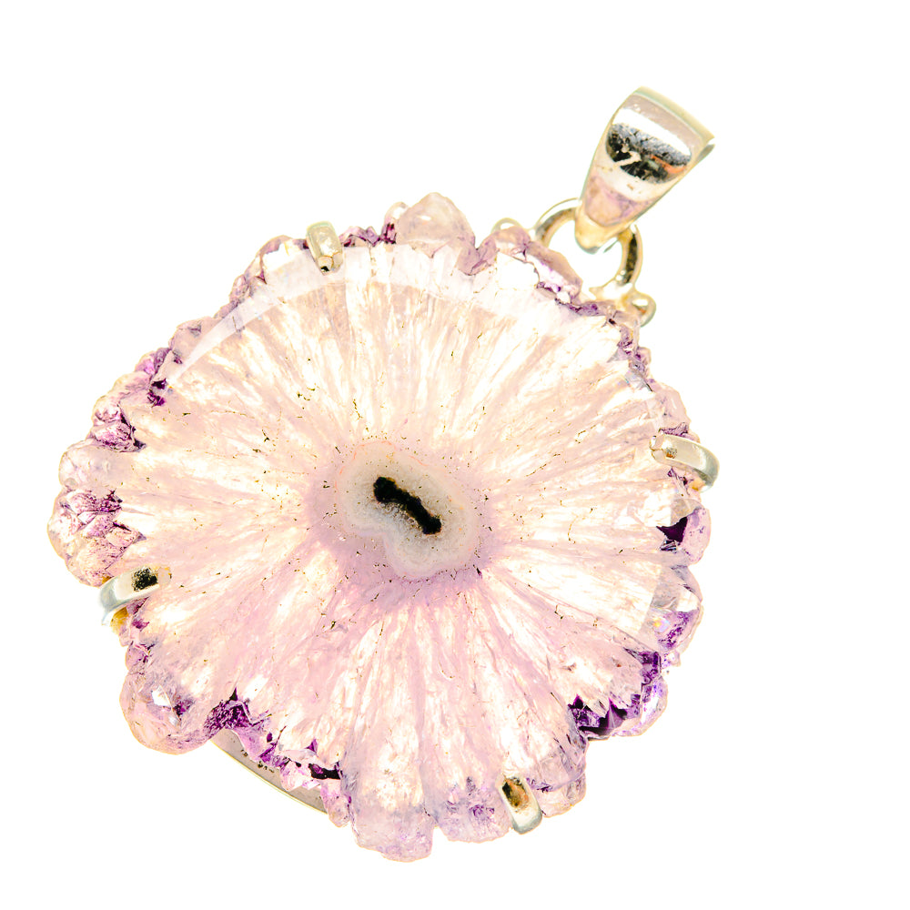 Amethyst Stalactite Pendants handcrafted by Ana Silver Co - PD4961