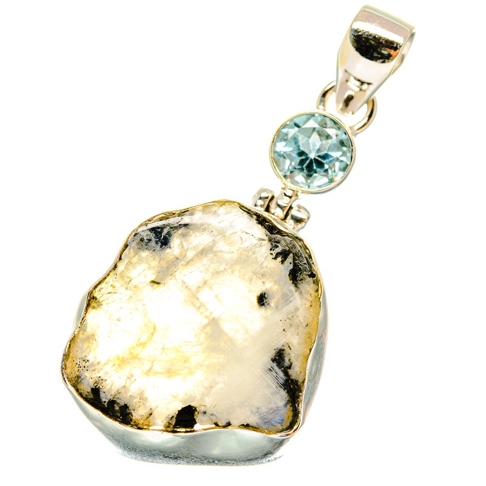Rainbow Moonstone Pendants handcrafted by Ana Silver Co - PD4962