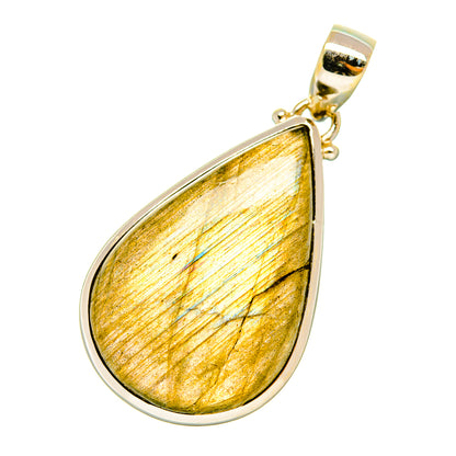 Labradorite Pendants handcrafted by Ana Silver Co - PD4966