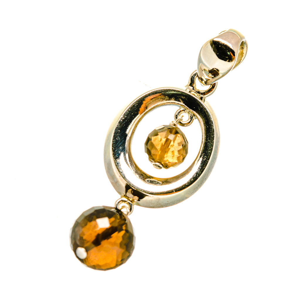 Smoky Quartz Pendants handcrafted by Ana Silver Co - PD4977